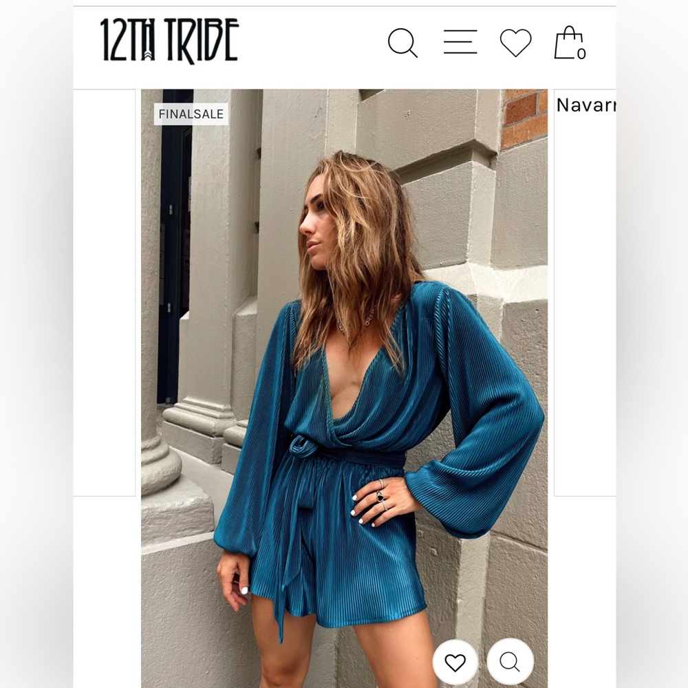 12th Tribe Romper - NWT